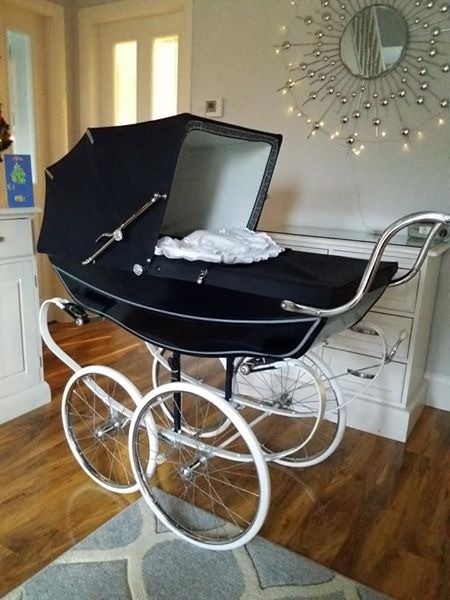 silver cross super burley coach built pram